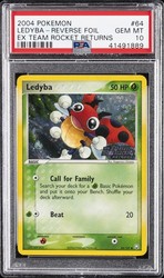 Ledyba 64/109 Team Rocket Returns Reverse Holo