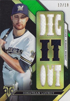 2016 - Topps - Triple Threads Jersey - Jonathan Lucroy          (012/018)