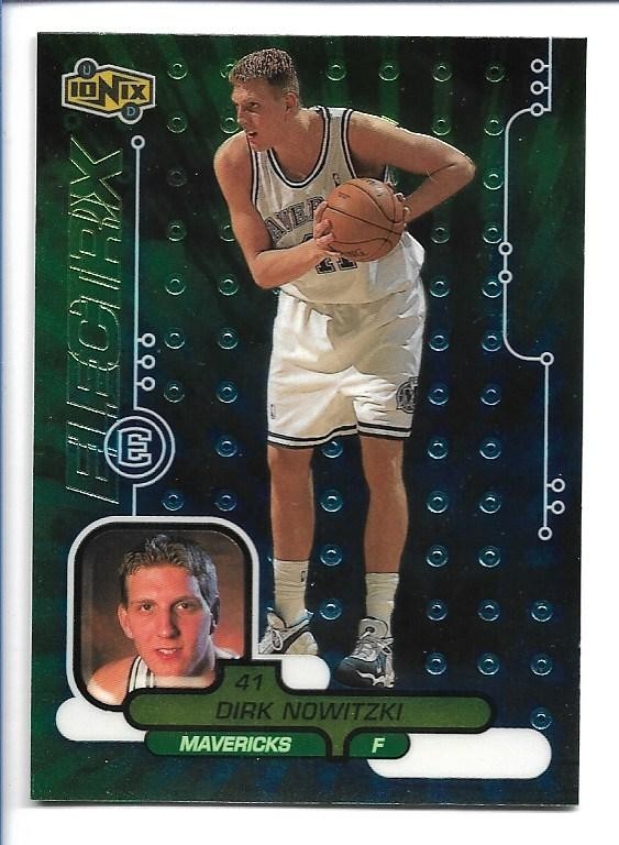 Dirk Nowitzki 1998-99 Upper Deck Ionix Rookie #69 - Dallas Mavericks RC