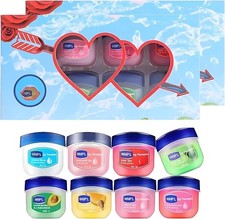 16pcs Lip Balm, Lip Balm Multipack with 8 Flavors, Set for Dry Cracked Lips