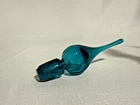 STOPPER ONLY Blenko Deep Peacock Blue Glass REPLACEMENT Genie Bottle Decanter 7"