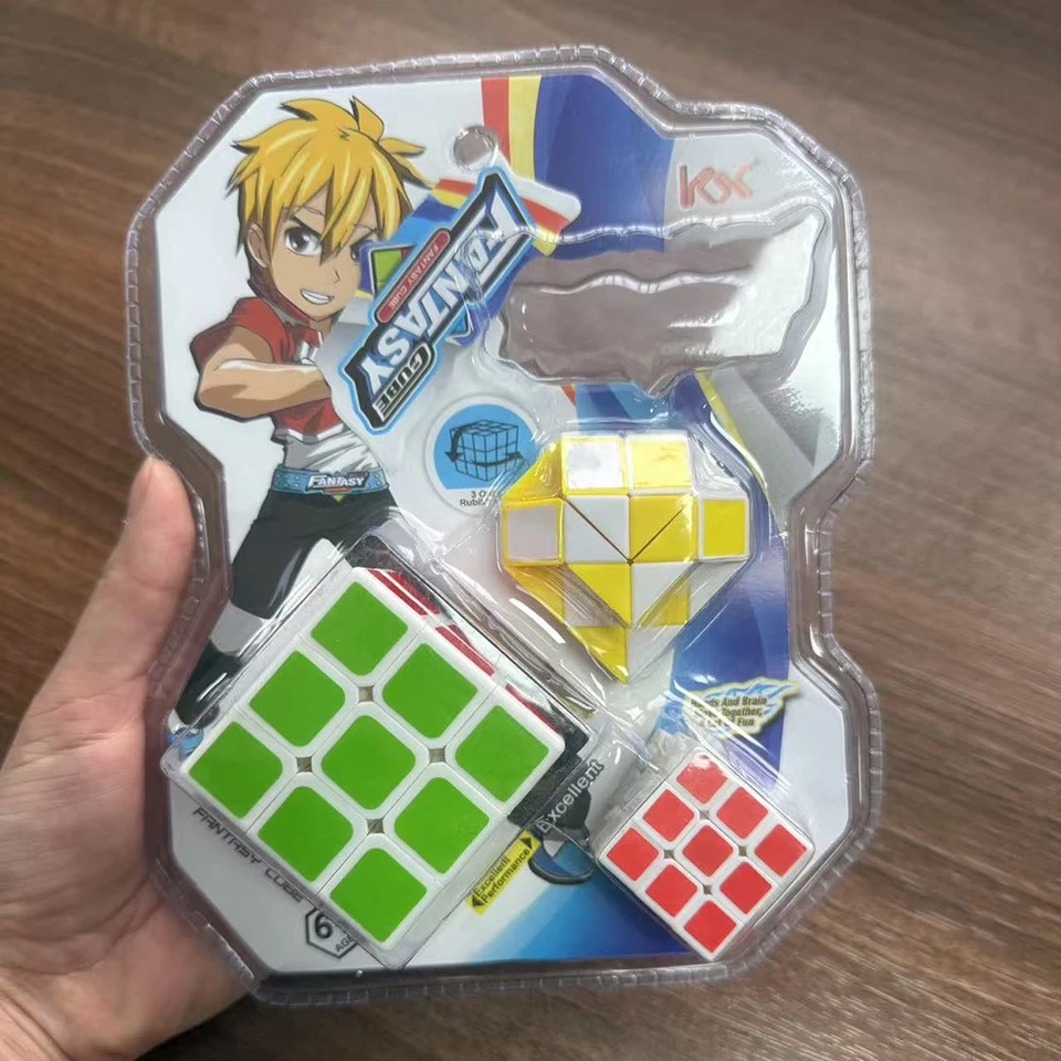 Classic Fun Rubiks Magic Cube Stress Mind Game Adult Kids Fun Toy Fidget Gift