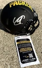 MATTHEW GOLDEN SIGNED Mini Helmet JSA COA GREEN BAY PACKERS Matte Black