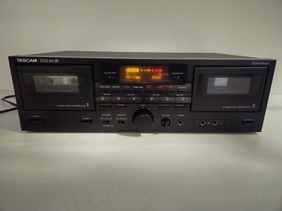TASCAM 202 MKIII カセットデッキ Tascam - 202 MKIII - Professional Dual Cassette Deck | eBay