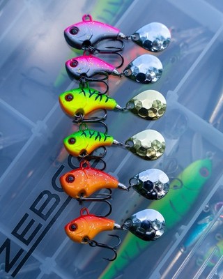Zebco Target Fish Spin Jig Set / Vibrationsköder / 3 Stück im Set