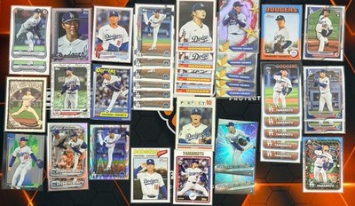 Yoshinobu Yamamoto Rookie Lot X40, Topps, Bowman, Heritage, Rookies, Inserts,