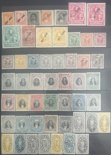 Ecuador 1897-1902 issues MH