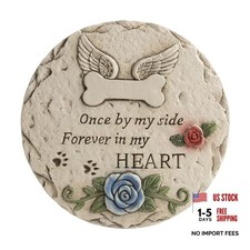 bechive Pet Memorial Stones for Loss of Dog, Memorials Funerary blue