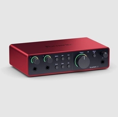 Focusrite Scarlett 2i2 4th Gen 2-in, 2-out USB Audio Interface FREE SHIPPING