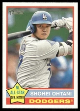 2025 Topps Heritage Shohei Ohtani All-Star Game #148 Los Angeles Dodgers