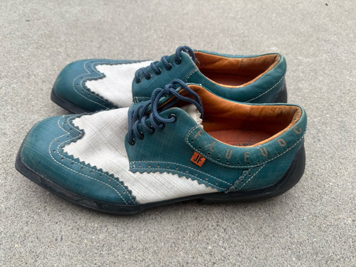 John Fluevog Charles Future Angels Kontrast Leder Budapester Brogue Herren Gr. 11 M - Bild 1 von 13