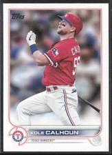 2022 Topps Kole Calhoun Texas Rangers #605