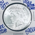 1926 BU UNCIRCULATED SILVER PEACE DOLLAR AUTHENTIC U.S. MINT FREE SHIPPING 5906