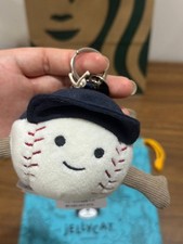 Jellycat Amuseables Sports Tennis Ball Bag Charm Plush Keychain Gift NWT