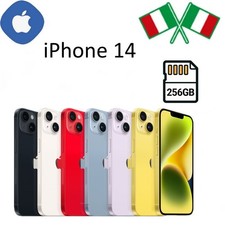 NUOVO Apple iPhone 14 256GB  Nero Bianco Rosso ✔️Garanzia 24 MESI ✔️Originale