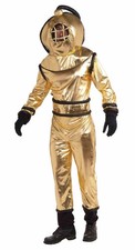 FORUM DEEP SEA DIVER HALLOWEEN COSTUME SIZE UP TO CHEST SIZE 42