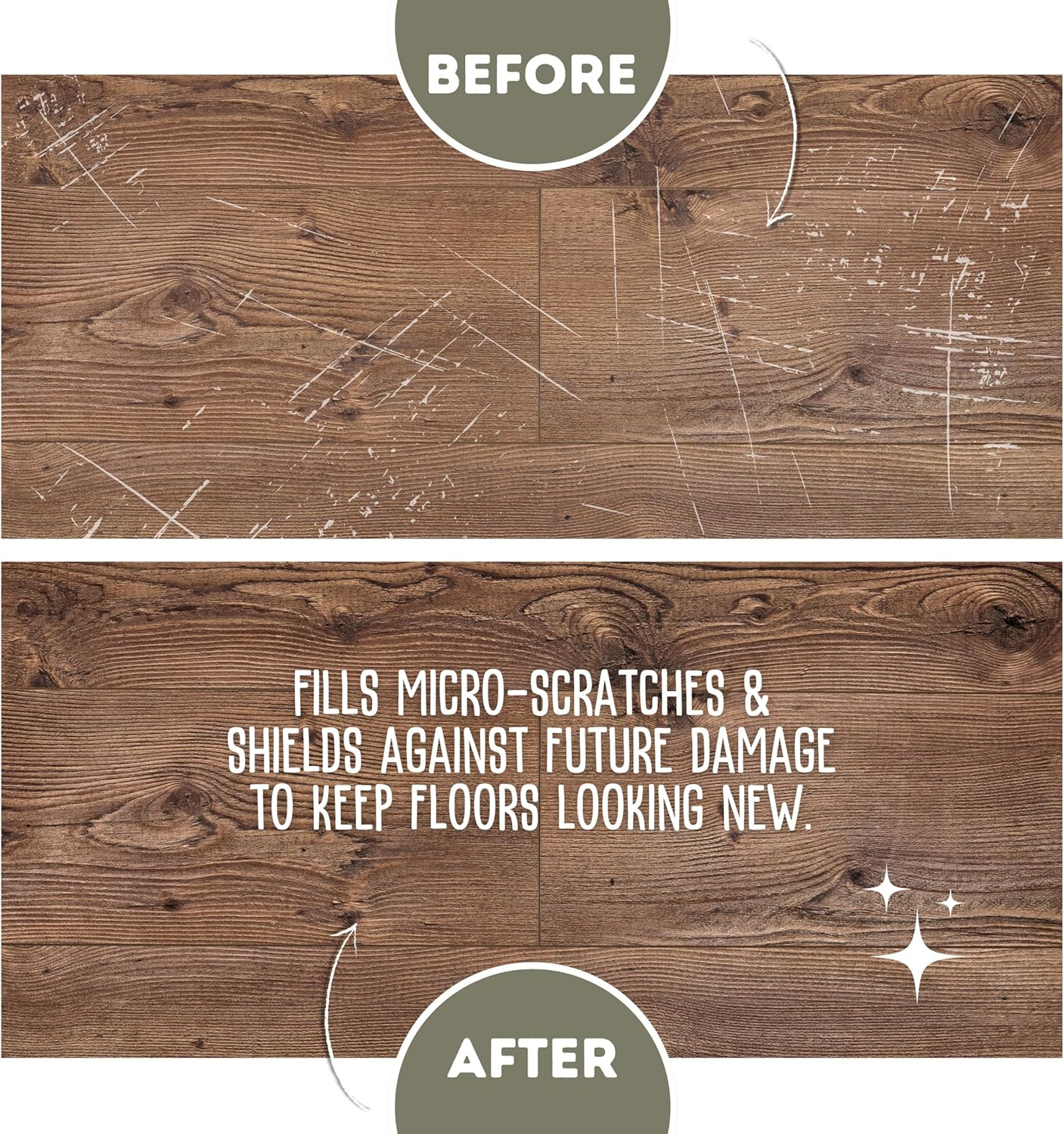 Multi Surface Floor Finish 64Oz | Cleaner & Polish to Use on Hardwood, Laminate,
