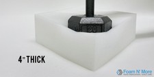 High Density Upholstery SOFA CUSHION REPLACEMENT FOAM 82  x 24  x 4   ILD 36 