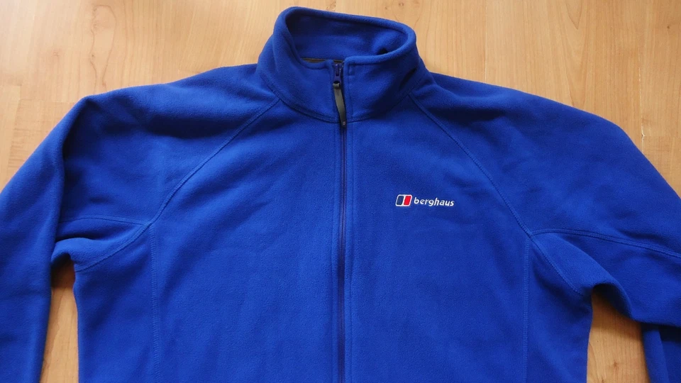 Berghaus talla L cremallera completa para hombre polar azul Foto 3 de 4