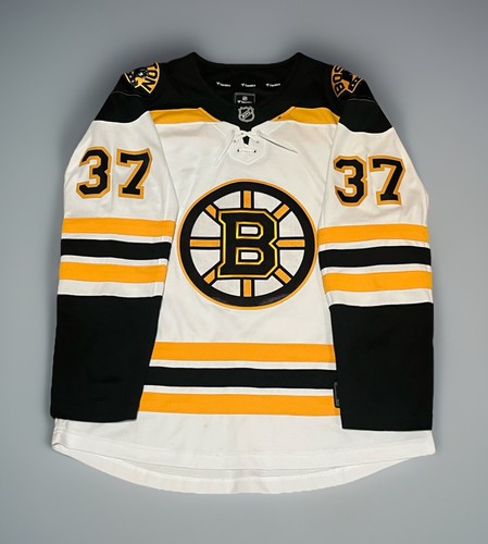 Fanatics Official Patrice Bergeron Bruins 100th Throwback Breakaway Jersey Lg