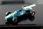Brabham Repco in Aqua. very clean    Hot Wheels REDLINE