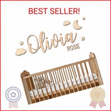 Personalized Name Sign for Nursery - Custom Wooden Name Signs for Kids Room, Per