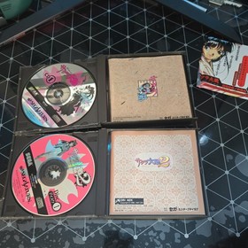 Sakura Wars 1 and 2 lot set Taisen Sega Saturn japanese Import US Seller