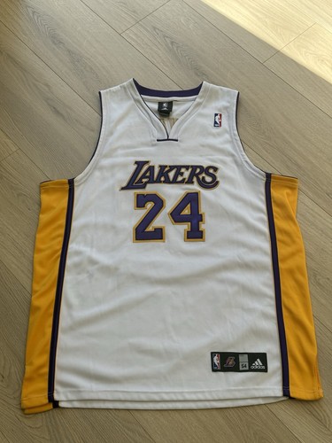 adidas Authentic Kobe Bryant Lakers (Sunday Home) White Jersey Size XL