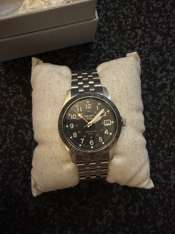 SEIKO Field GMT SSK023 SSK023 Black 5 Sports Diver Automatic Watch Men