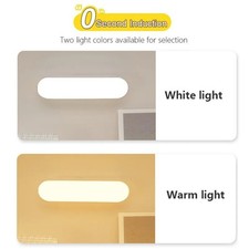 LED Motion Sensor USB Rechargeable Wireless PIR Strip Light Cabinet Closet Lamp