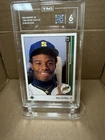 1989 Upper Deck - Star Rookie Ken Griffey Jr #1 (RC)  ( Tag 6 EX-MT ) Clean Card