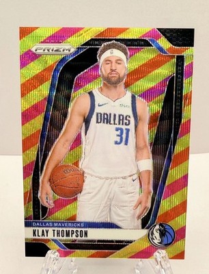 Panini Prizm Klay Thompson #107 Multi Wave Prizm /88 Warriors Mavericks