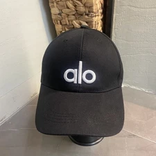 ALO Embroidered Unisex Adjustable Mesh Casual Sports Baseball Cap Hat Black New