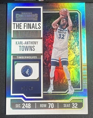 Karl-Anthony Towns /49 The Finals 2023-24 Panini Contenders FOTL Holo #42 SP