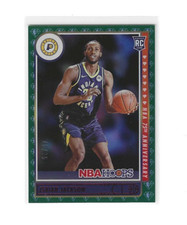 2021-22 Panini NBA Hoops 75th Anniversary Parallel #223 Isaiah Jackson RC 40/75