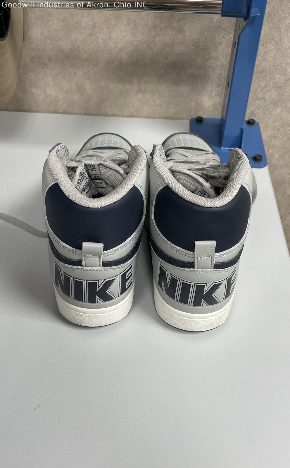 Nike Terminator High Georgetown Granite Dark Obsidian Sneakers Size 8 COA