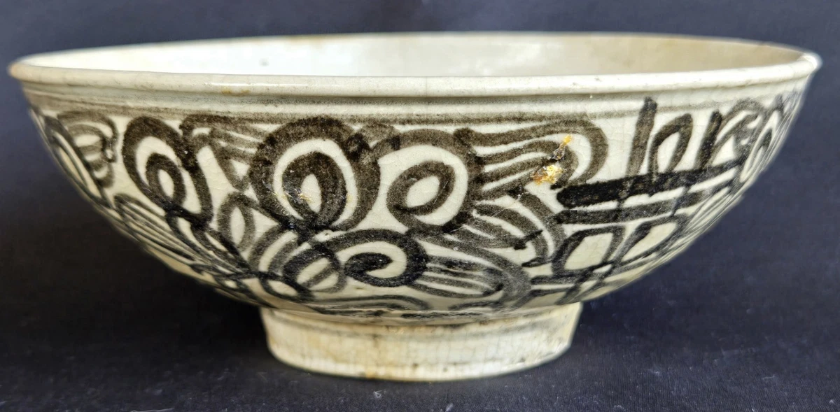 蓝色古董原创中国碗| eBay