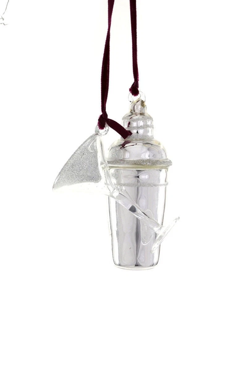 Cody Foster Martini & Shaker Ornament