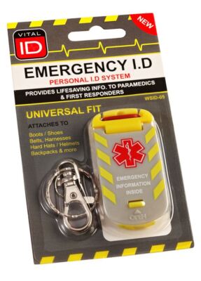 Vital ID Notfall ID Universal Fit Tag (10er Pack)
