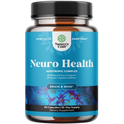 Advanced Nootropics Brain Support - Mind and Memory Supplement for Brain Health