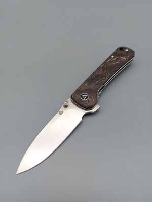 QSP Knife HAWK QS131-T Messer Taschenmesser S35VN Stahl Kohlefasergriff