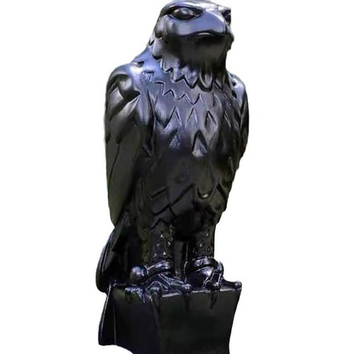 1 Piece Maltese Falcon Statue Shelf Decorations Black Resin Handmade Resin Sculp - Picture 5 of 8