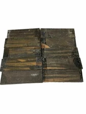 10 Pcs, Gaboon Ebony Guitar 7.5x 2x 9/16 Bridge Blanks- Free US Shipping
