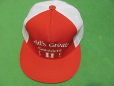 Vintage World Greatest Gambles Adjustable Snapback Mesh Baseball Hat/Cap