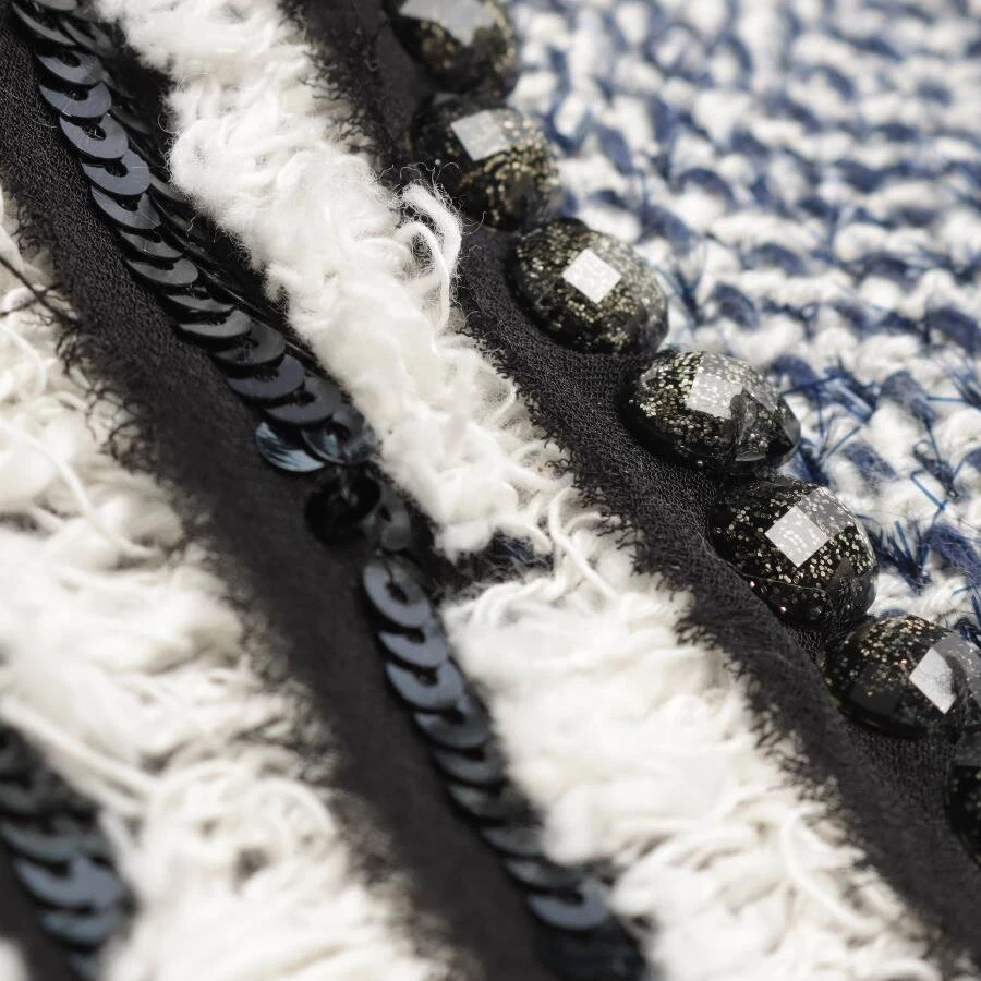 Giacca da mezza stagione Tory Burch blu bianco 32 US 2