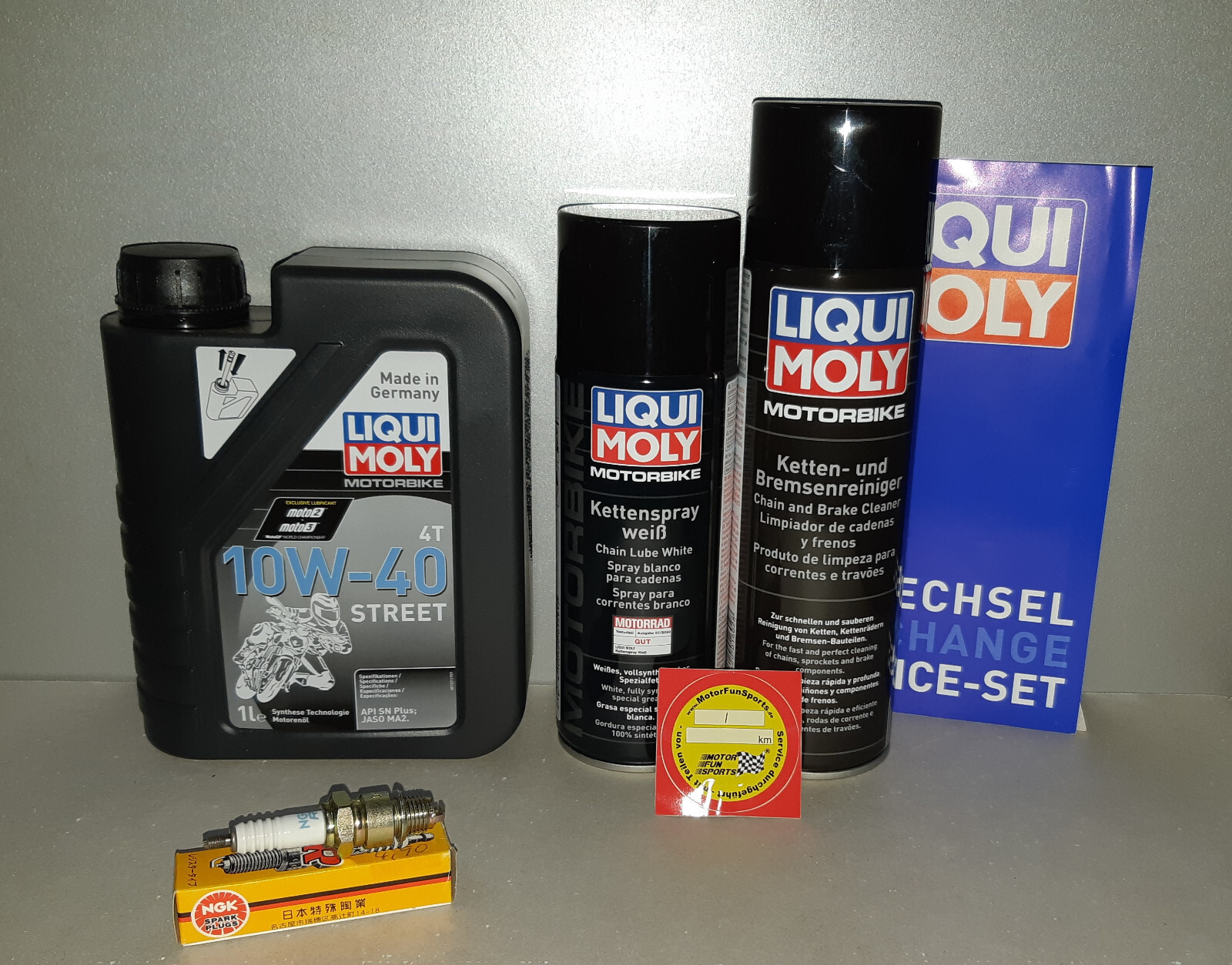 Maintenance Set Skyteam T-Rex 125 Oil Spark Plug Service Inspection