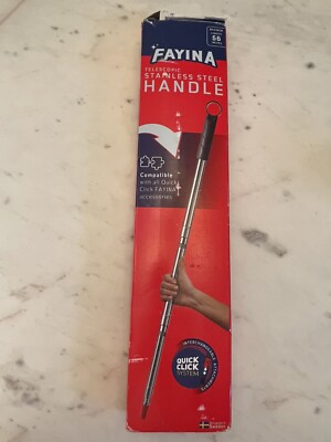 FAYINA  Telescopic  Stainless Steel Handle   Extendable up to 56 Inches 