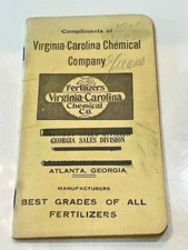 2045BQ - Virginia Carolina Chemical Co. Note Pad - Cream Cover!