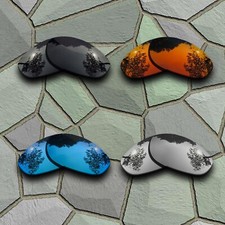 Orange Blue Chrome Black Lenses Replacement For-Costa Del Mar Fathom Polarized