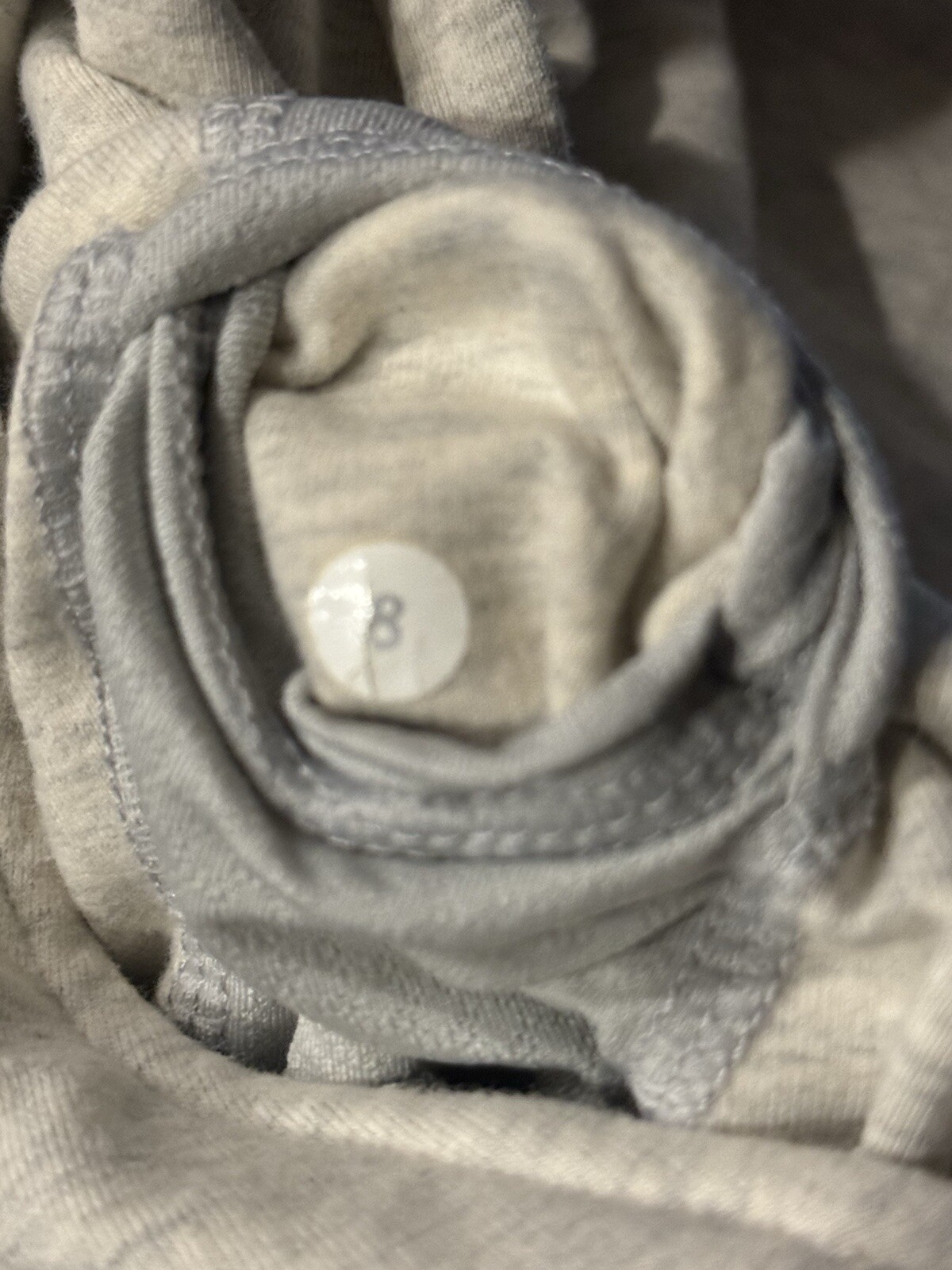 Lululemon Throwback Flashback Pullover Ivory/Gray… - image 10